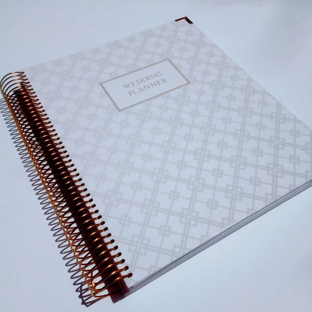 Wedding Planner Organizer Geometric Diary Journal Engagement Gift Book Notebook